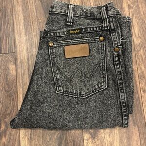 Wrangler Gray Straight Leg Jeans for Men